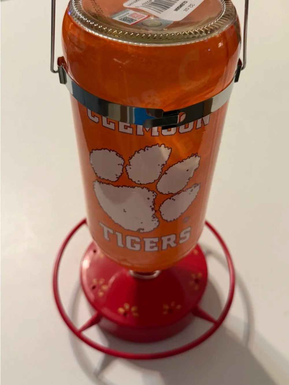 Clemson Hummingbird Feeder - Clemson Paw Design